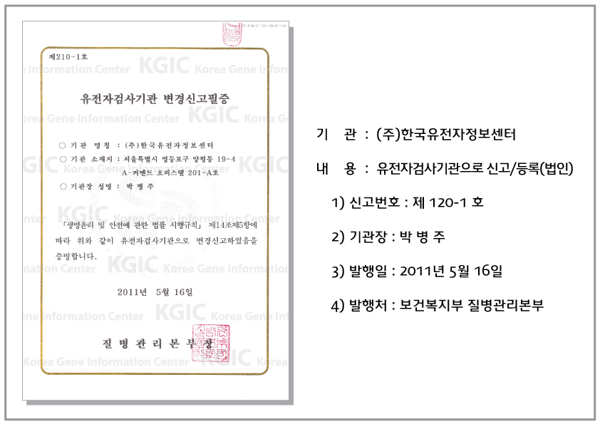 유전자검사기관신고필증(법인)+.jpg
